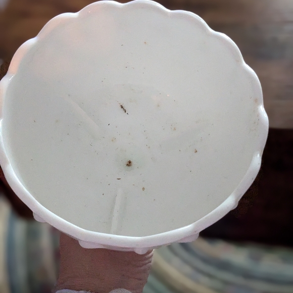 Viny Milk glass dish - Picture 3 of 3